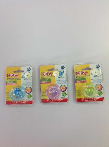 Chupón Marca Nuby 0-6meses Colores Variados