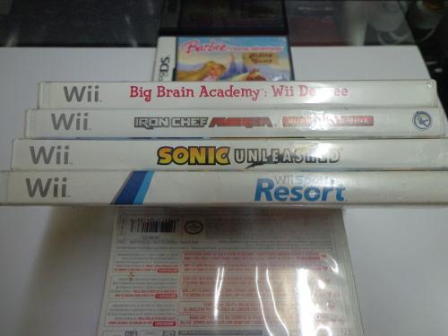 Juegos Nintendo Wii Originales Fifa Iron Chef Sony Unleashed