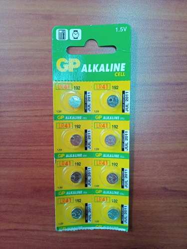 Pilas Alkaline Batería Para Reloj 1.5v /marca Gp/ Lr41