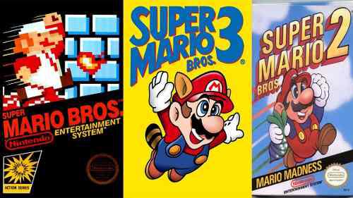 Play 1 Juego De Mario 1,2,3 Y Mas De Nintendo Para Play1 Nes
