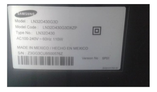 Tv Samsung Ln32d430g3d Para Repuesto