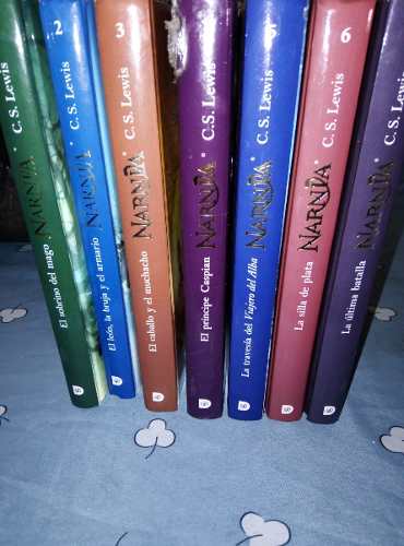 Colección Completa Libros De Narnia 7 Libros(orig.