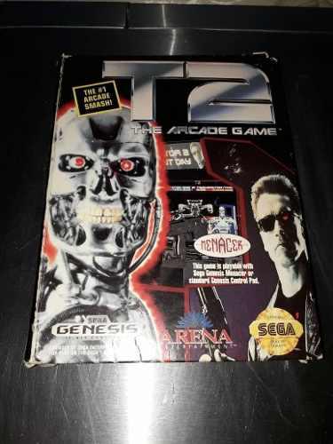 Juegos Sega Genesis Terminator 2 Arcade Edition+ Menacer 35$