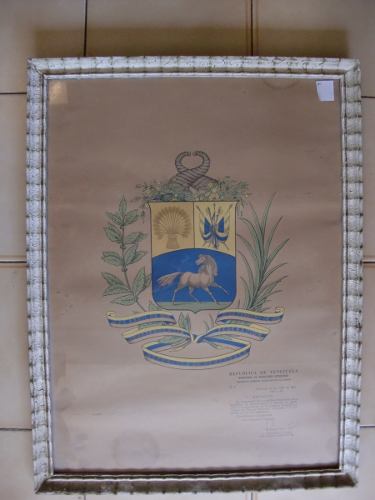 Litografia N°8 Escudo Nacional x49) (v10)(It 28)