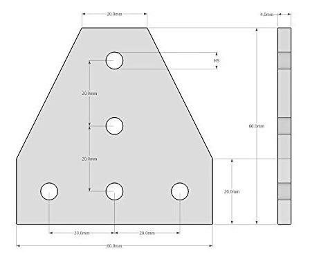 Para 2020 Mergorun 3d Impresora Aluminio Forma 5