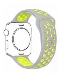 Correas De Silicon Nike Apple Watch mm 15 Verdes 3x30