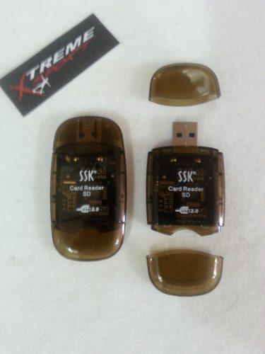 Lector De Memoria Usb Con Led Sd /micro Sd Tipo Pendray