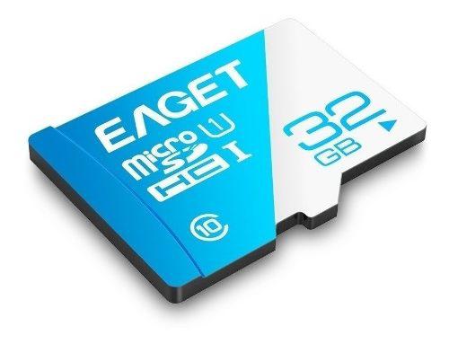 Memoria Micro Sd Eaget 32 Gb Clase 10 Nueva!