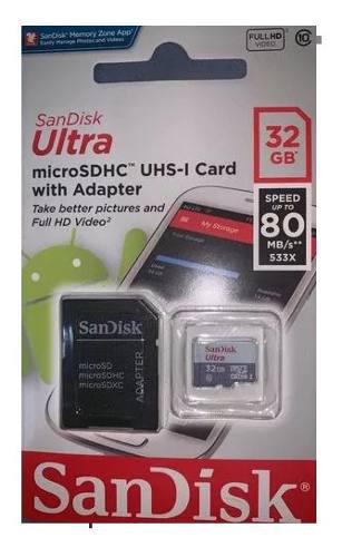 Memoria Micro Sd Sandisk De 32gb Selladas Nuevas