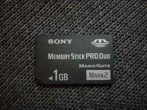 Memory Stick Pro Duo Sony De 1 Gb
