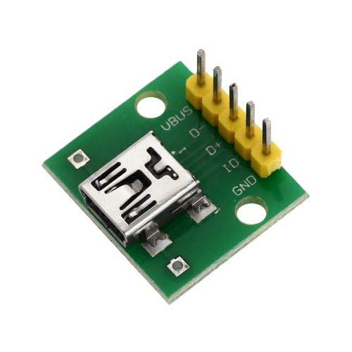 Mini Usb 2,54 Dip 5p Modulo Adaptador Para Cortar Pan 04hw