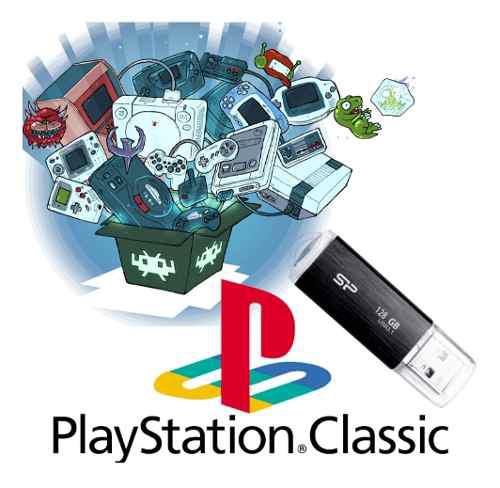 Mod Playstation Classic Mini +200 Juegos Ps1 Y Miles Retro