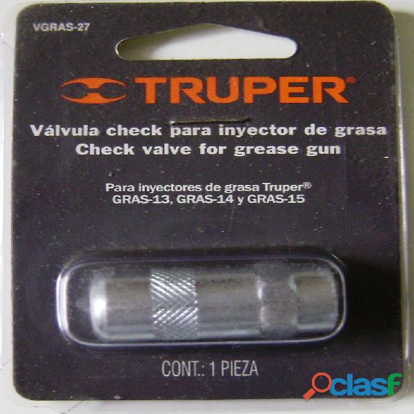 Válvula check para inyectores de grasa Truper 14926