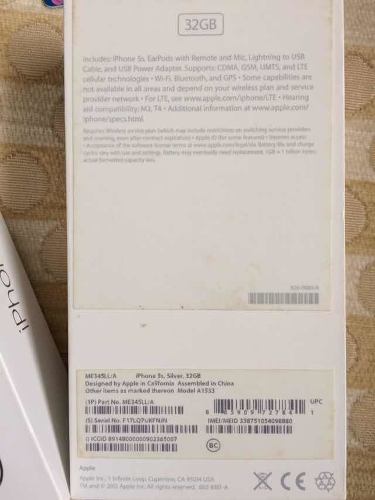 iPhone 5s De 32gb Color Blanco