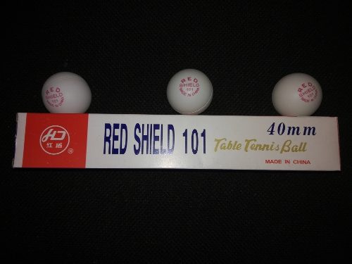 Caja De 6 Pelotas De Ping Pong Red Shield