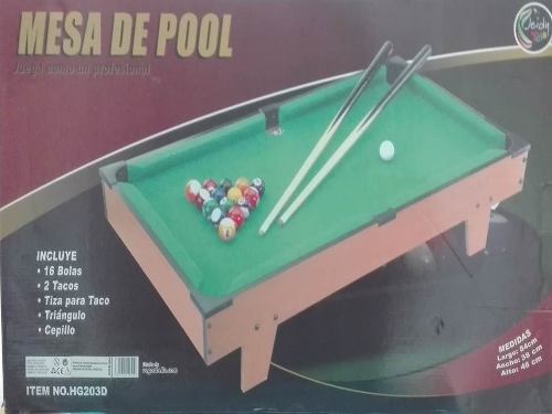 Mesa De Pool (nueva) Excelente Regalo