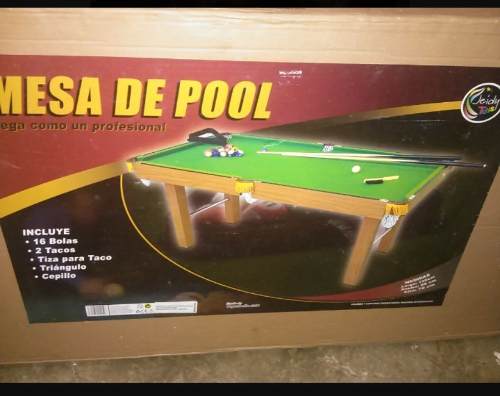 Mesa Pool Grande Jeidy Toys Profesional Juegos