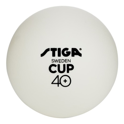 Pelota Ping Pong Stiga Cup (6 Unidades) Blanca