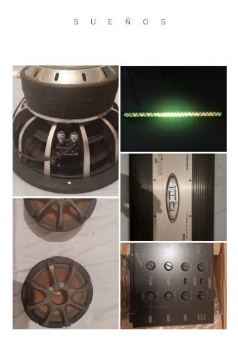 Venta Car Sonido Planta Bajo Cornetas Crossover Barra Dluces