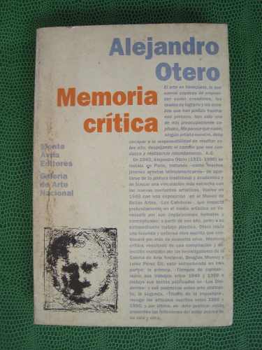 Alejandro Otero Memoria Crítica Gan Monteavila Editores