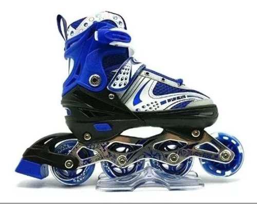 Bellos Patines Lineales Con Luces Ajustables Regalo Oferta!!