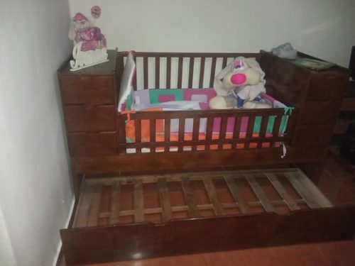 Cama Convertible De Bebé Corral