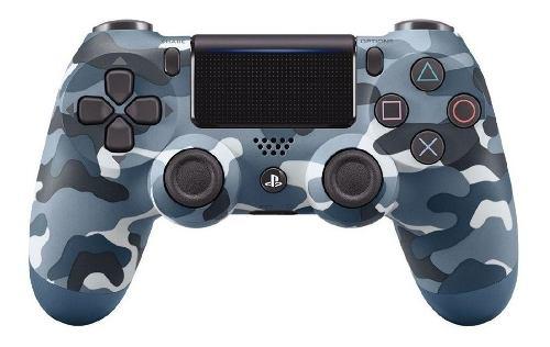 Control Ps4 Dualshock 4 Camuflado Azul +grips. 2a