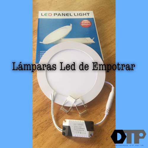 Lamparas Led P/empotrar 12w 170mm Circular