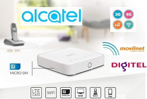 Modem Wifi 4g Lte Y 3g H+ Alcatel Con Internet Ilimitado