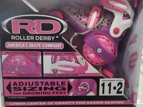 Patines 4 Rueda Roller Derby Talla 29-34 Adjustable Original