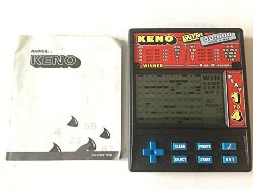 Radica Handheld Video Game Keno Lotto Gana