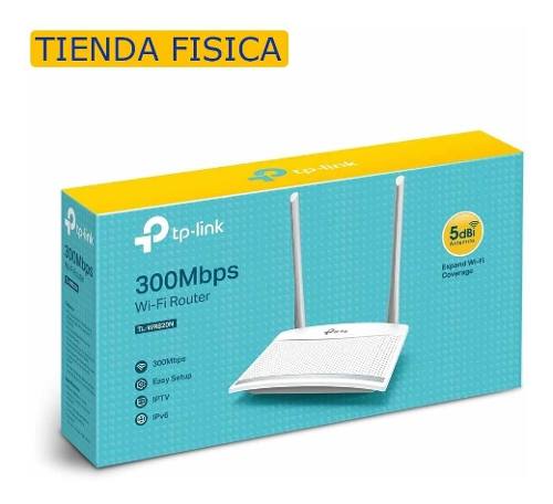 Router Inalambrico Tp-link Pc Wifi Internet 2 Antenas Wr820n