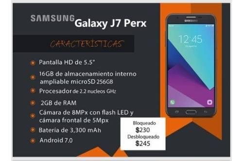 Teléfono Samsung Galaxy J7 Perx Nuevo