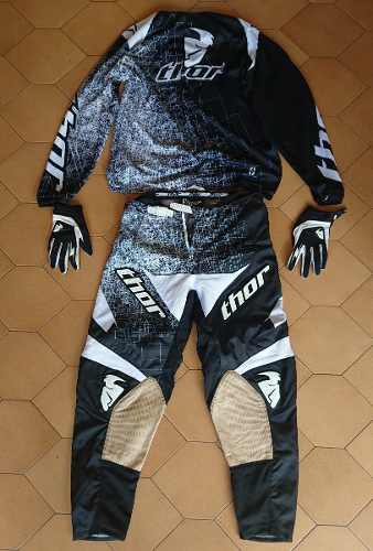 Traje Enduro Motocros Jersey Pantalon Guantes Thor Moto