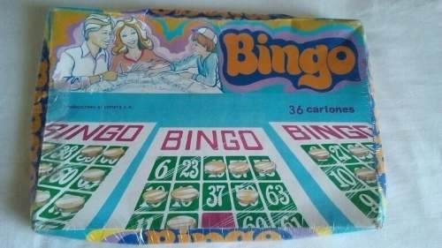 Bingo Juego De Mesa. 36 Cartones. Caja Sellada.