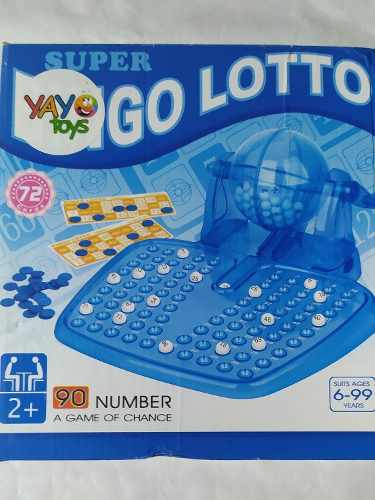 Bingo Lotto 90 Numeros. 72 Cartones. Para Más 2 Jugadores
