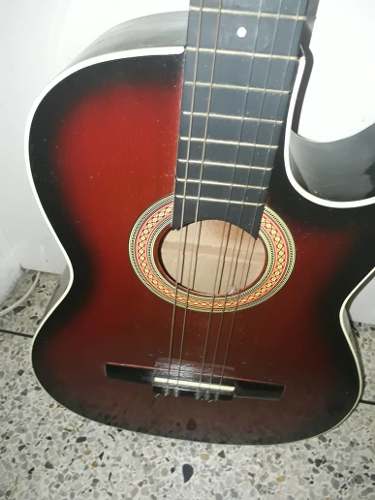 Guitarra Acústica Color Negra