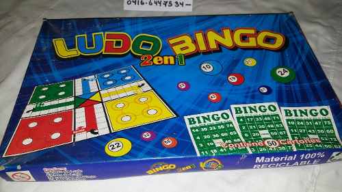 Juego De Mesa Ludo Bingo 2 En 1