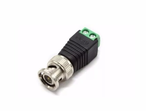 Conector Bnc Macho Utp Video Balun Atornillable Dvr C/u