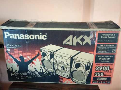 Equipo De Sonido Panasonic Sc Akx18 3900 Watts Bt, Usb