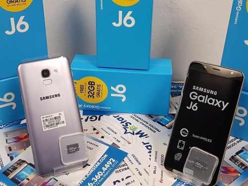 Samsung Galaxy J6 2018 Con Memoria Adicional De 32gb