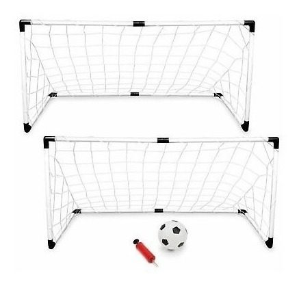 Set De Fútbol 2 Porterías + Balón + Inflador Ref. 210d