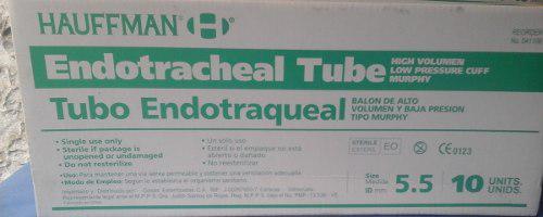 Tubo Endotraqueal Con Balon Nro 5.5 (caja X 10 Unid)