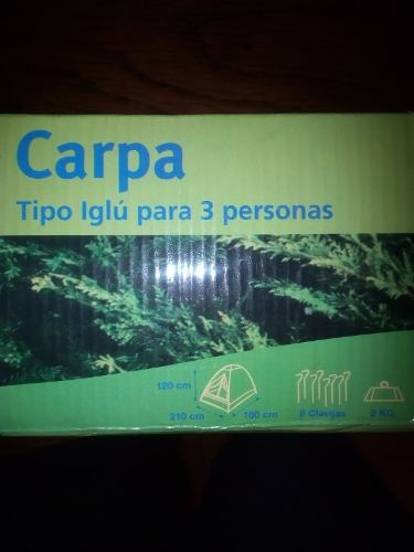 Carpa Tipo Iglú Home Leader Para 3 Personas Oferta!