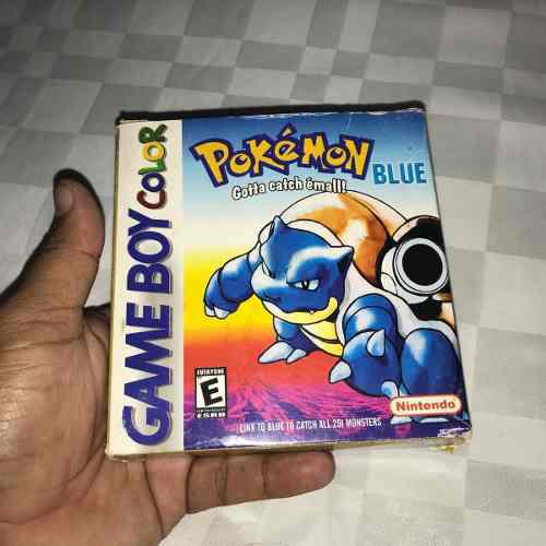Juegos Nintendo Game Boy Classic 10v Pokemon Blue
