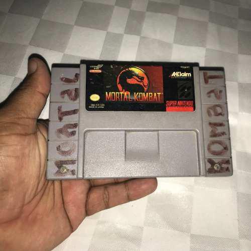 Juegos Super Nintendo Snes (10v) Coleccion Mortal Kombat 1