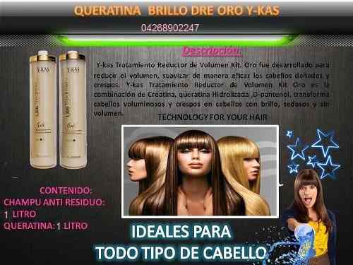 Keratina Brillo De Oro Y Kas, Oferta 90$ El Litro.