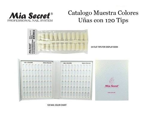 Mia Secret Muestrario Albun Catalogo 120 Tips Uñas