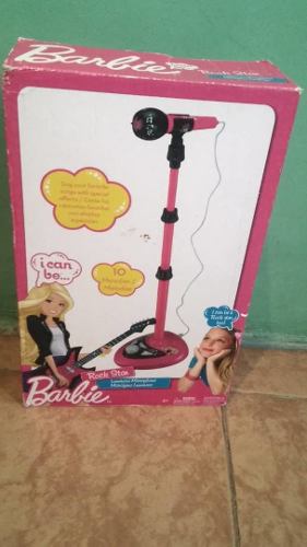 Micrófono Barbie Para Niña