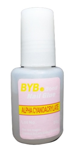 Pega Para Uñas Byb Nail Glue 10 Gr Con Brocha